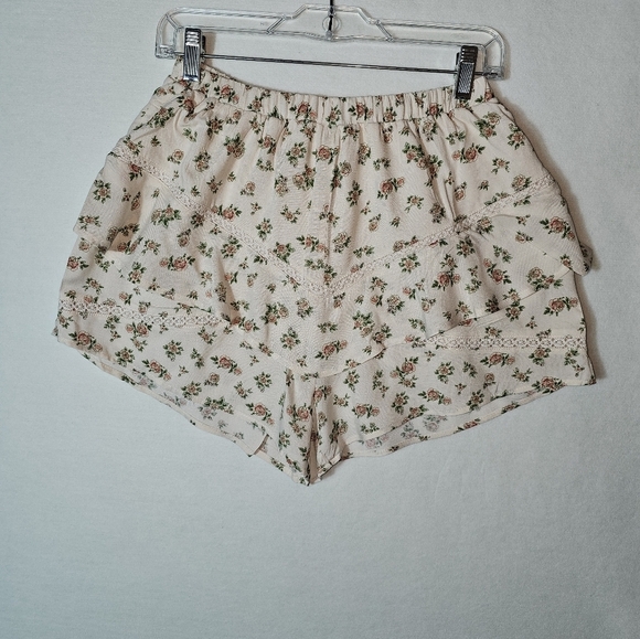 Kirious Los Angeles Floral Lightweight Shorts Women's Size Medium - Picture 4 of 10